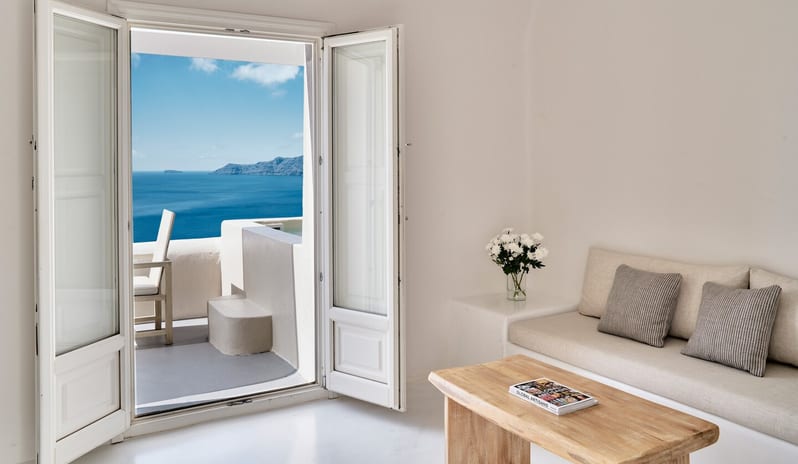 MYSITQUE SANTORINI - SPIRITUAL SUITE LIVING AREA